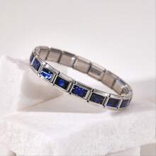 1PC Stainless Steel Multi-Element Modular Bracelet Accessories, Art Pattern Style, Ocean/Nature/Animal Designs, DIY Jewelry Materials - Multicolor - View 24