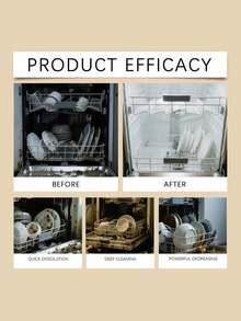 jakehoe 洗碗机清洁片，日常清洁，除油，去污，增亮，家用洗碗机清洁片 - 彩色 - 查看 4