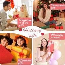 2/3pcs/Set Valentine's Day Red Heart Accessories Set, Red Heart Headband, Heart-Shaped Glasses, Stockings, Party Themed Couple Outfit Accessories, Photo Props - Multicolor - View 6