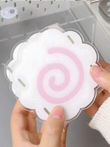 1个甜美精致的鱼板笔筒亚克力桌面收纳化妆品架学生文具架 - 彩色 - 查看 6