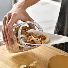 Keidason 2件套硅胶食物铲套装 - 小号和大号，烹饪和盛菜勺，木柄饭勺，用于分装、搅拌和烘焙 - 可放入洗碗机清洗 - 彩色 - 查看 8