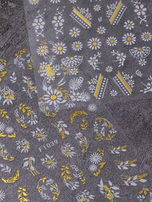 Bộ 2 miếng dán móng tay hình hoa cúc mùa xuân và lá, màu vàng trắng, hình cánh hoa 3D tự dính, dùng để trang trí móng tay, phụ kiện làm móng, miếng dán móng tay. - Nhiều màu - Xem 8