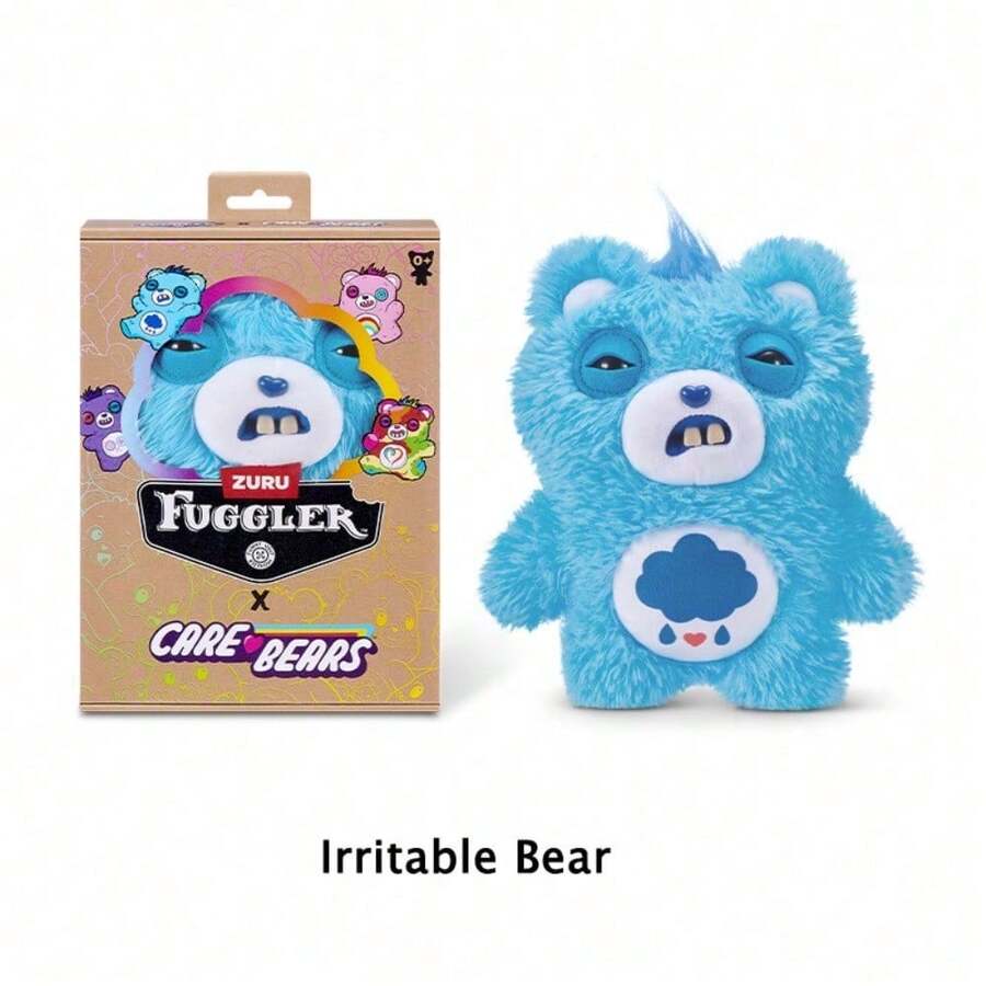 Spin Master Official * Care Bears Collaboration Series – Ugly-Cute Monster Plush Collectible Doll - Irritable Bear - View 1