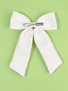 1pc St. Patrick's Day White Green Girls Hair Bows,Fabric Clover Leaf Decor Bow Hair Clips For Girls ,Fashion Alligator Clips St. Patrick's Day Hair Accessories For Girls St. Patrick's Day Gifts - Green - View 9