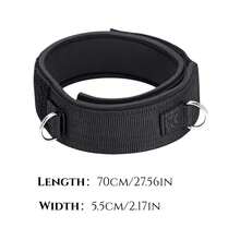 1件/2件装健身大腿带，用于腿部和臀部锻炼，配有阻力带和拉力器附件，可调节健身脚踝绑带，腿部力量训练支撑装备，男女通用瑜伽和健身器材，适合健身房锻炼、臀部和腿部力量训练 - 彩色 - 查看 8