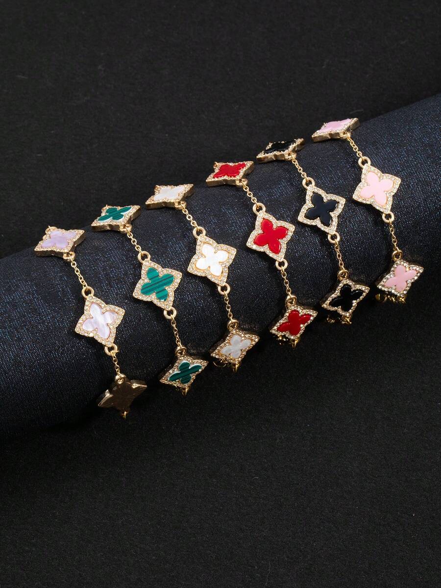 新款四叶草手链，送给朋友的礼物，情人节，圣帕特里克节 - 1 - 查看 1