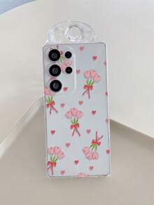 1个郁金香心形图案透明TPU软手机壳，防摔防刮防指纹，摄像头开孔精准，兼容三星、Pixel、Infinix、Redmi等品牌手机 - 彩色 - 查看 3