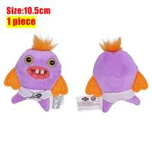 Plush Keychain Funny Ugly Teeth Monster Fuggle Stuffed Toy, Mr. Needles Greedy Smiling Face Silly Cute Plush Collectible Backpack Pendant - Plush Keychain - View 22