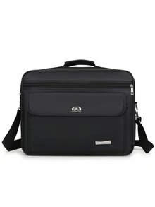 1个黑色时尚公文包，简约时尚商务笔记本电脑包 - 彩色 - 查看 12