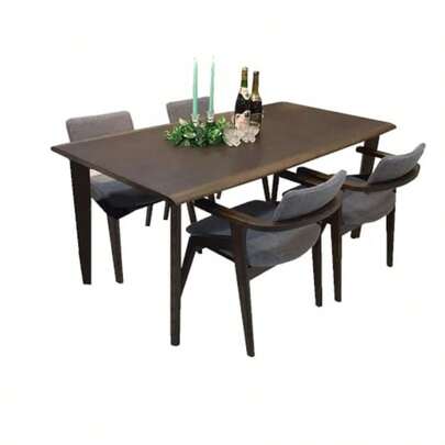 アルファタカバ ダイニングテーブルセット3点セット Bench bench ダイニングベンチ 幅165cm テーブル ベンチ×2脚 ブルー ビクトル ４梱包 ４人掛け ４人用 [並行輸入品]