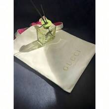 Gucci 1PC Double-Sided Design Women's Canvas Cosmetic Bag, Rose Pink Or White, Large Capacity Dual-Purpose Makeup Pouch For Daily Use, Fashion Elegant , Cosmetic Bag - Multicolor - View 11