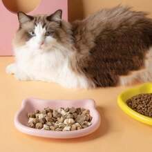 家用猫碗，塑料碗，猫粮碗，适用于罐装食品/冻干零食，家用喂食器 - 300ml - 查看 8