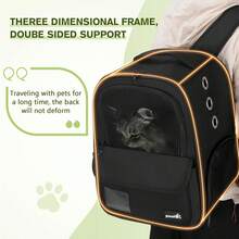 Zaino per animali domestici - Nero (leggero design) - Visualizzare 4