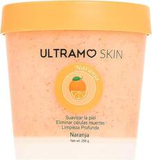 Exfoliante, exfoliante corporal, humectante para cuerpo, rostro, manos y pies, nutre la piel, limpia profundamente, reduce imperfecciones, deja la piel suave y sedosa, libre de sulfatos. (wc015, fresa) - Naranja - Ver 2