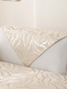 1件舒适雪尼尔沙发垫套，四季通用现代简约防滑沙发座垫，防尘可水洗，柔软不褪色，宠物友好型沙发保护套，可调节，适用于转角沙发、卧室、办公室、客厅家具、L型沙发以及1/2/3/4座沙发 - 米色 - 查看 8