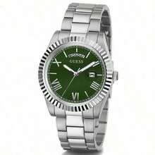 Guess Men's Quartz Watch, Quartz Movement, Stainless Steel Strap And Case, Water Resistant Design, Suitable For Daily Wear, Parties And Other Occasions, Men's Wrist Watch Gift GW0265G10 - Green - View 4