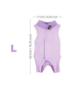 Lightweight Breathable Elastic Cat Spay/Neuter Suit, Summer, Anti-Lick Anti-Scratch Post-Surgery Wear - Multicolor - View 21