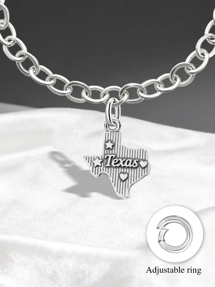 1 Stück minimalistischer, einzigartiger gestreifter Texas-Stil DIY-Anhänger, elegantes Accessoire für Männer und Frauen