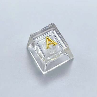 1个金属字母键帽，游戏键帽 ASDW，适用于交叉轴机械键盘 - 采用 ABS 树脂材质，商务风格，OEM 级品质