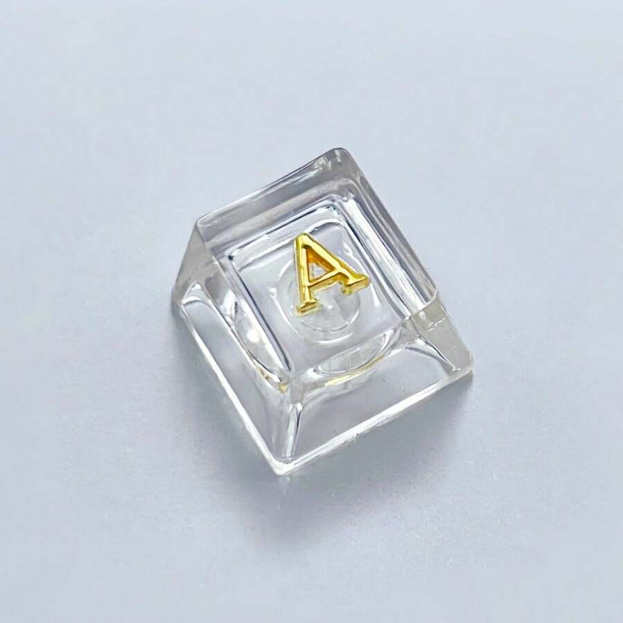 1个金属字母键帽，游戏键帽 ASDW，适用于交叉轴机械键盘 - 采用 ABS 树脂材质，商务风格，OEM 级品质 - 查看 1