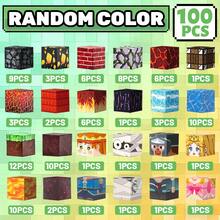 100/220/350pcs Magnetic Building Blocks - Children Magnetic Toys, Magnetic Construction Cubes, Lava Underground Magnetic Block Set, Stackable Magnets, STEM School Toys For Boys & Girls 3+ Years Old Birthday Gift - Multicolor - View 10