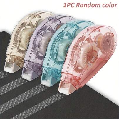 1pc Glue Tape For Scrapbooking, Double Sided Tape Roller For Crafts, 7.92meter X 0.79cm Adhesive Tape Glue Runner