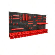 Garage Tool Storage Racks - 赤+黒 - チェックする 5