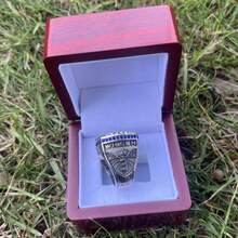 Silver Color Rhinestone 2013 Football Championship Ring With Box For Men - Ring With Box - View 4
