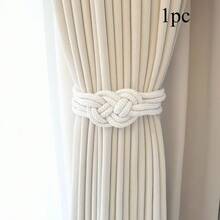 1pc Smooth Surface Curtain Tie Back, Chinese Knot Design, Luxury Decorative Hook, Easy Installation, Suitable For Bedroom - Multicolor - View 10