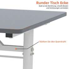 Adjustable Learning Table For Children And Adults - Height Adjustable, Multifunctional Home/Office, Compact Design - Grey - View 6