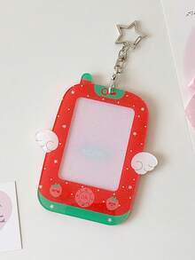 1个卡通仙女翅膀手机挂件，3英寸镂空星星展示卡套 - 彩色 - 查看 14