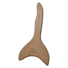 木制鱼尾按摩器，全身肌肉按摩，多功能，适用于不同身体部位，适合家庭使用，有大号和小号两种尺寸可选 - 彩色 - 查看 3