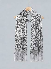 1件闪亮金属圆形胸针流苏披肩，适合晚宴、婚礼、学校及其他场合佩戴