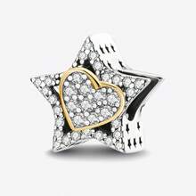 1 PC 925 Sterling Silver Crown Star Love Bead Suitable For Bracelets DIY Women's Jewelry - Set 3 - View 16
