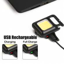 Rechargeable LED Flashlight Keychain Lamp - 1 Stück - Übersicht 7