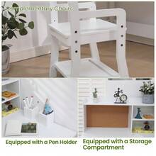 Kids Tables & Chairs - White - View 2
