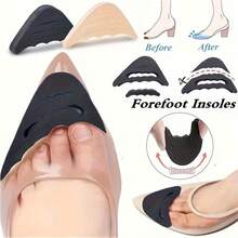 1 Pair Adjustable Toe Cushion Pads, Sponge Shoe Inserts, Friction Reduction, Suitable For High Heels, Casual Shoes, Boots - Multicolor - View 5