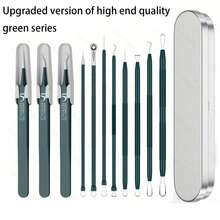 祛痘工具套装，包含黑头去除器、瑕疵去除器和深层清洁面部护理工具 - 粉刺針 - 查看 42