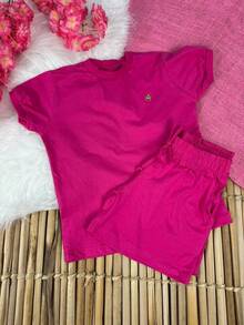 Girls' Outfit Set - New Arrival/Fashion/Party/Outing/Promotion/ - 玫紅色 - 查看 4