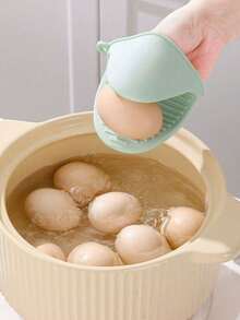 2pcs/4pcs Silicone Heat Resistant Gloves, Microwave Oven Gloves, Oven Mitts, Mini Cooking, Baking And Grilling Gloves, Essential Kitchen Accessories - Grey - View 2