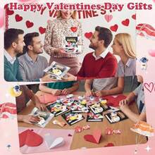 JolliLudo 24 Pcs Valentines Day Astronaut Parachutes Gift Mini Silicone Astronaut Figures With Paratroopers Valentine Greeting Card For Student Classroom Exchange Outdoor Flying Space Party FavorsFull Of Fun - As Pic - View 7
