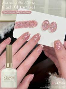 XEIJAYI 1支装 15ml 凝胶指甲油 - 持久光泽，高饱和度亮泽，坚固持久的美甲凝胶，适用于沙龙美甲 DIY，女士礼物 - 粉色 - 查看 3