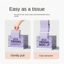 135 个 1 盒防撕裂垃圾袋，适用于客厅、厨房、办公室、浴室（9-14L 垃圾桶），各种垃圾存放，手提抽绳垃圾袋。 - 盒裝手提式垃圾袋 - 查看 4