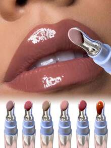 持久亮泽唇彩，高显色度，保湿丰盈，闪亮唇油 - 無味 - 查看 1