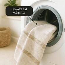 Mandacaru Cotton Living Room Rug 1.50m - Màu be - Xem 4