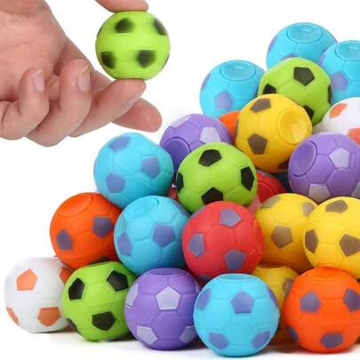 20 piezas Minipelotas de fútbol, adecuadas para regalos de cumpleaños, suministros para baby shower, recuerdos de fiesta, regalos para fiestas infantiles, recuerdos de fiesta de fútbol, pelotas de fútbol giratorias como regalos premio (colores aleatorios)