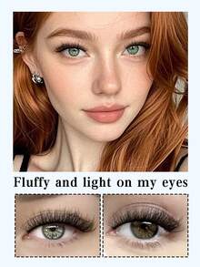 7 Pairs Curly & Messy Faux Eyelashes, 3D Natural & Fluffy Synthetic Mink Reusable Eyelashes, Gift For Women Daily Makeup - Natural Short Lashes - View 4