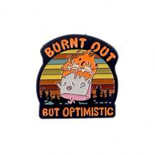 可爱珐琅胸针翻领别针徽章背包女士胸针服装礼物珠宝时尚配饰 - 黑色 - 查看 13