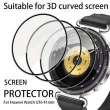 3片装超高清3D曲面屏幕保护膜，专为华为Watch GT6 41mm设计，全覆盖，耐用，高品质 - 3PCS - 查看 1