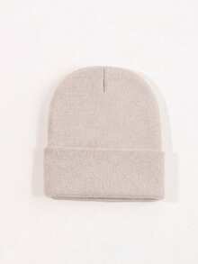 1/2/3pcs Women's Knitted Beanie Hat, Simple & Warm, Suitable For Autumn/Winter - Multicolor - View 19